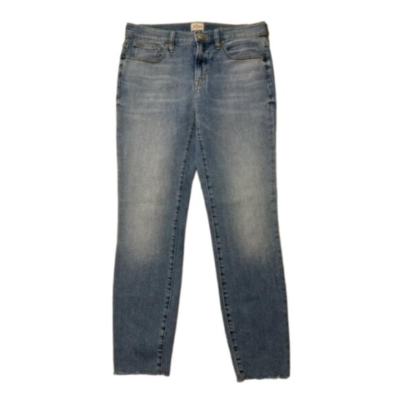 J. Crew Denim - J.Crew 9" Toothpick Fitted Hip/Thigh Light Wash Jeans Size 29 #1849